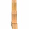 Ekena Millwork Richland Rough Sawn Timber Gable Bracket, Western Red Cedar, 60"W x 35"H x 6"D x 6"F, 14/12 Pitch GBW060X35X0606RIC00RWR - alternate 2